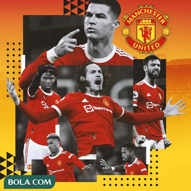 Manchester United - Ilustrasi Pemain Manchester United