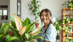 ciri ciri tanaman sri rejeki ©Ilustrasi dibuat AI