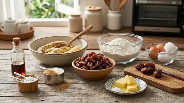 Resep Bolu Kurma Pisang Tanpa Mixer  (AI Generated)