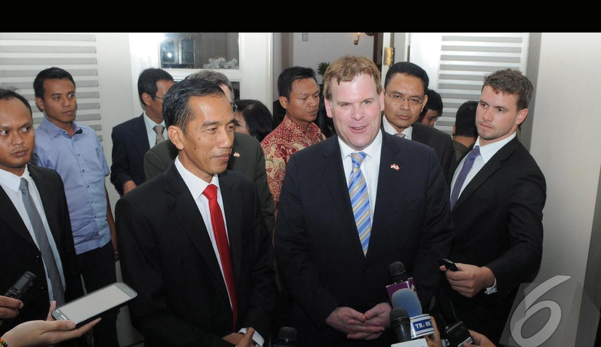 Baird juga mengapresiasi penyelenggaraan Pilpres di Indonesia yang berlangsung damai. Menurutnya Kanada perlu belajar banyak dengan Indonesia mengenai penyelenggaraan Pilpres (Liputan6.com/Herman Zakharia)
