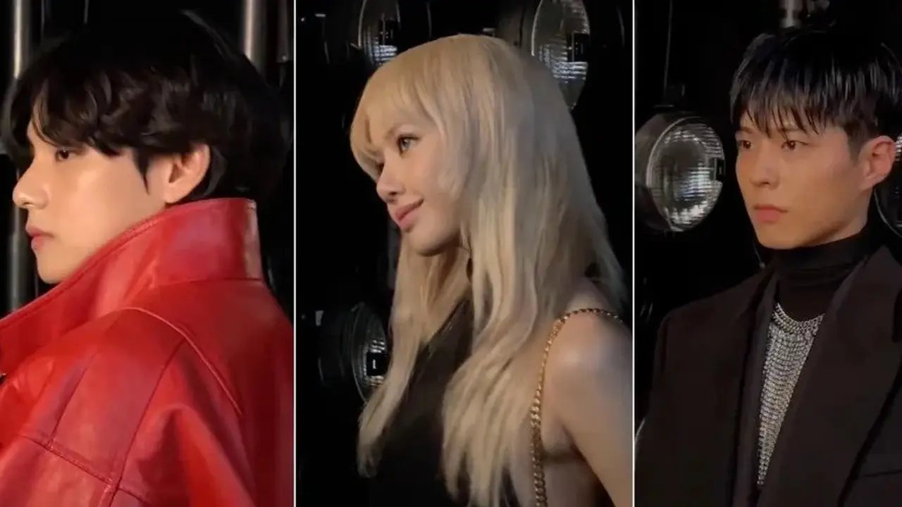 V BTS, Park Bo Gum, Lisa Blackpink Tampil Berkelas di Caline Paris