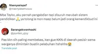 Curhatan netizen saat KKN (Sumber: X/masnyakamuuuu/punten_ujuy)