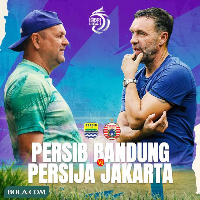 BRI Liga 1 - Duel Pelatih - Persib Bandung Vs Persija Jakarta