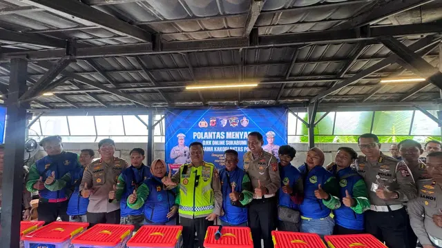 Jelang May Day, Kakorlantas Polri Gandeng Ratusan Ojol Sukabumi Amankan Jalur Buruh