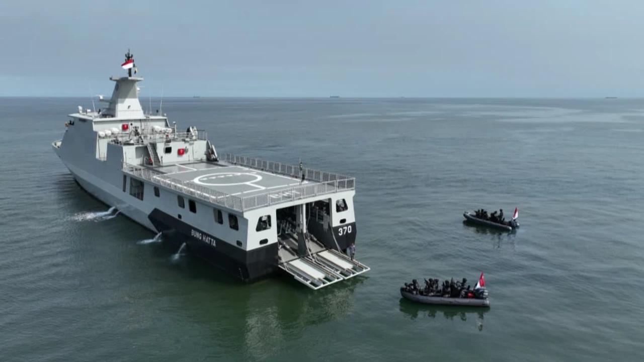 TNI AL Kerahkan Kekuatan Laut di Latihan Integrasi TNI