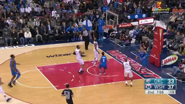 VIDEO : GAME RECAP NBA 2017-2018, Wizards 102 vs Thunder 96