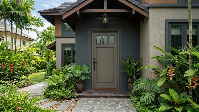 Warna Cat Pintu Kayu yang Bagus dan Awet untuk Rumah Tropis/AI Generated