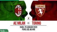 Coppa Italia: AC Milan vs Torino. (Bola.com/Dody Iryawan)