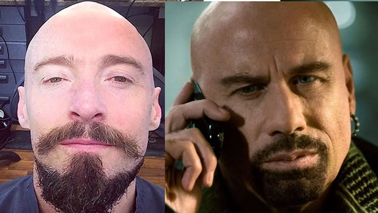 Hugh Jackman Potong Gundul Mirip John Travolta