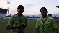 Pelatih Persib, Mario Gomez, dan Fernando Soler (asisten pelatih Persib). (Bola.com/Erwin Snaz)