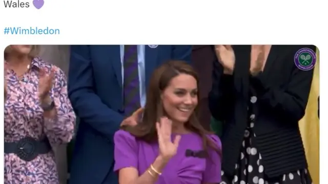 Kate Middleton dapat tepuk tangan saat muncul di final wimbledon, reaksi putri charlotte jadi sorotan