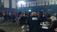 BNN Tuban razia narkoba di tempat hiburan malam. (Istimewa)