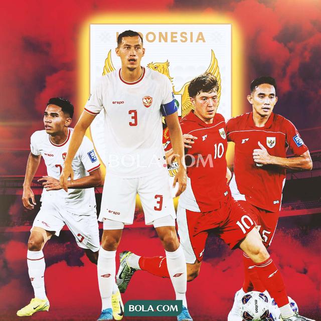 Timnas Indonesia - Marselino Ferdinan, Jay Idzes, Ole Romeny, Rizky Ridho