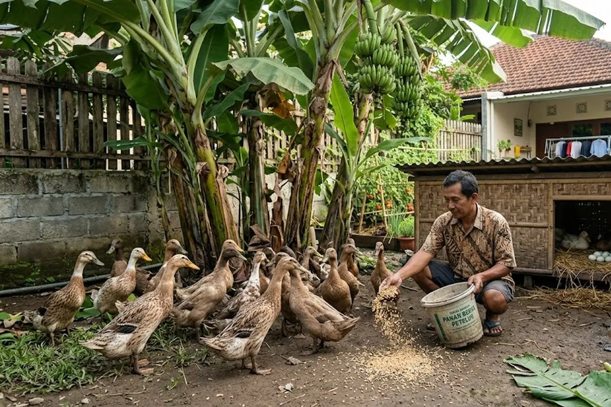 9 Ternak Mini di Bawah Pohon Pisang, Mengoptimalkan Lahan
