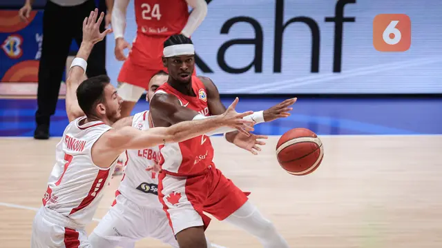 Timnas Basket Lebanon vs Kanada - Piala Dunia FIBA 2023