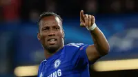 Didier Drogba kabarnya menolak tawaran bermain di Corinthians karena mengharapkan peran baru di Chelsea sebagai staf pelatih. (EPA/Facundo Arrizabalaga)