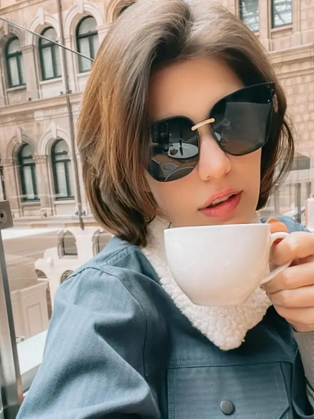 Carissa Putri dengan rambut pendek (Instagram/carissa_puteri)