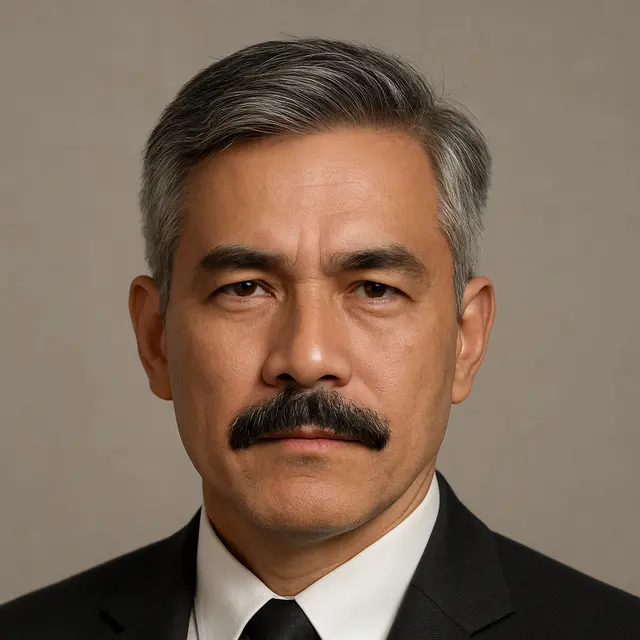 Model Kumis untuk Pria Usia 50 Tahun/Ilustrasi gambar oleh AI