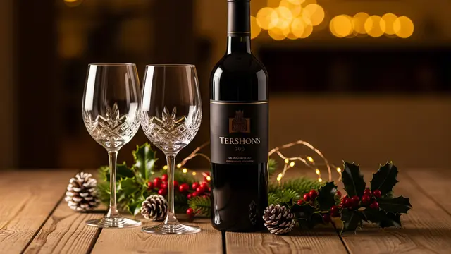 Wine dan Gelas Eksklusif