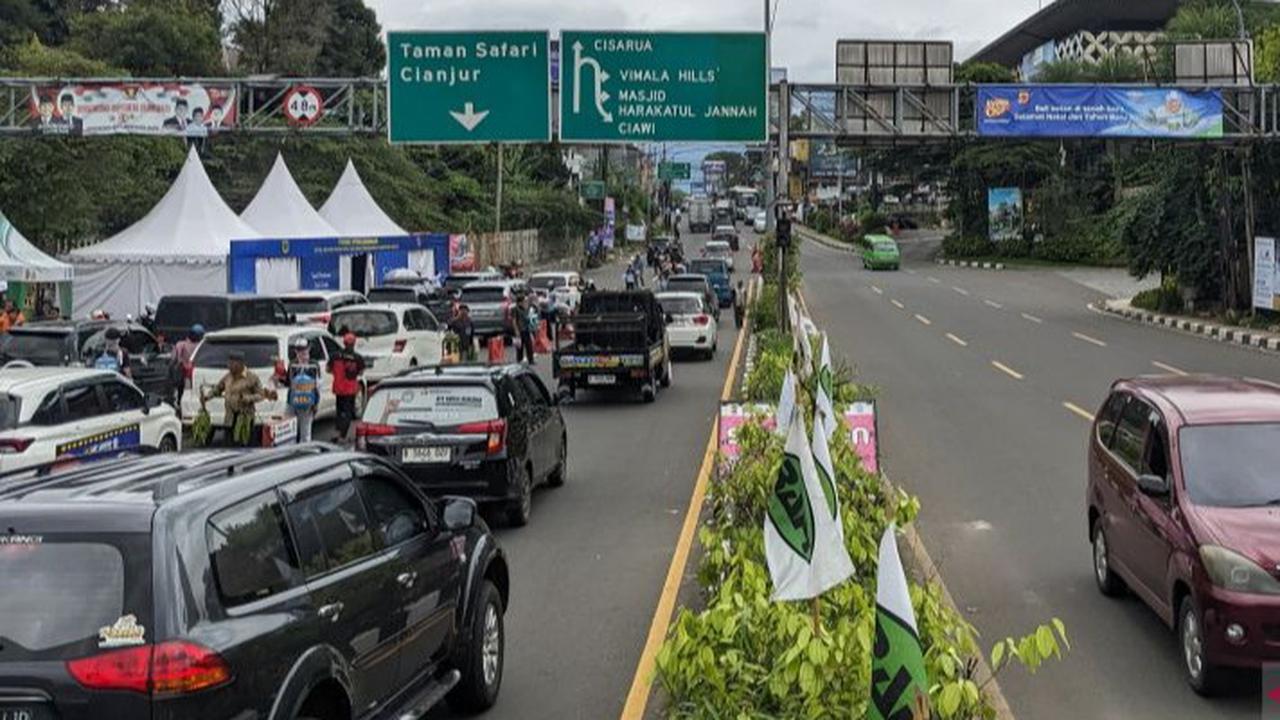 1,1 Juta Kendaraan Melintasi Puncak Bogor saat Libur Natal dan Tahun Baru