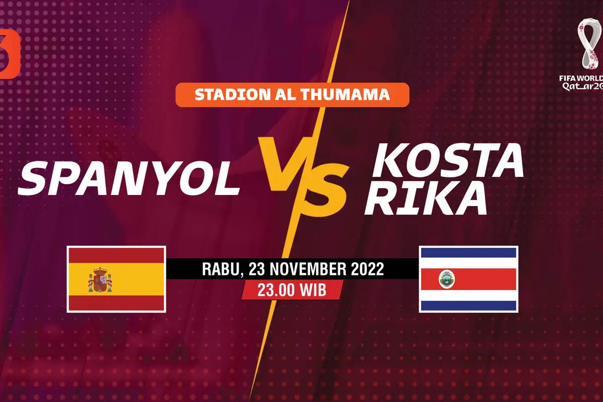 PIALA DUNIA 2022 Spanyol vs Kosta Rika