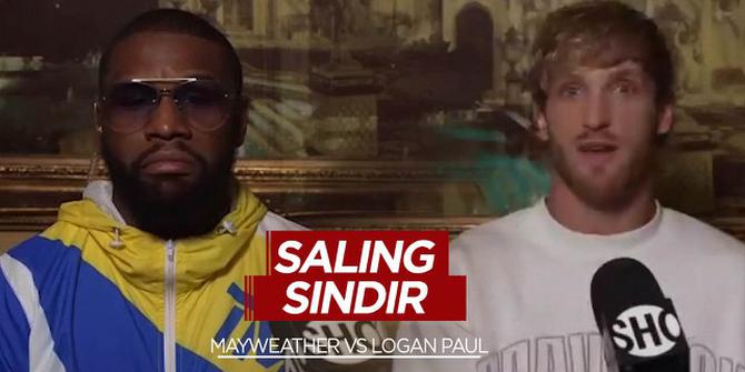 VIDEO: Jelang Duel, Floyd Mayweather dan Logan Paul Saling Sindir