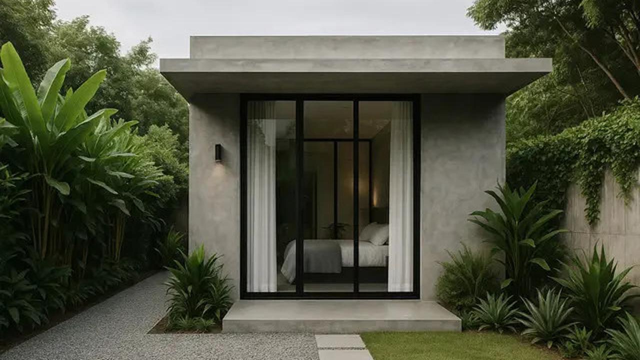 7 Inspirasi Desain Rumah Mungil Minimalis Modern di Pedesaan, Estetik dan Fungsional