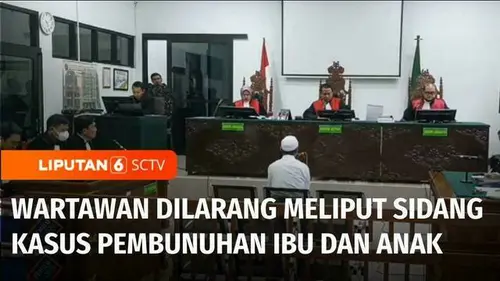 VIDEO: Sidang Kasus Pembunuhan Ibu dan Anak di Subang, Ketua Majelis Hakim Larang Media Meliput