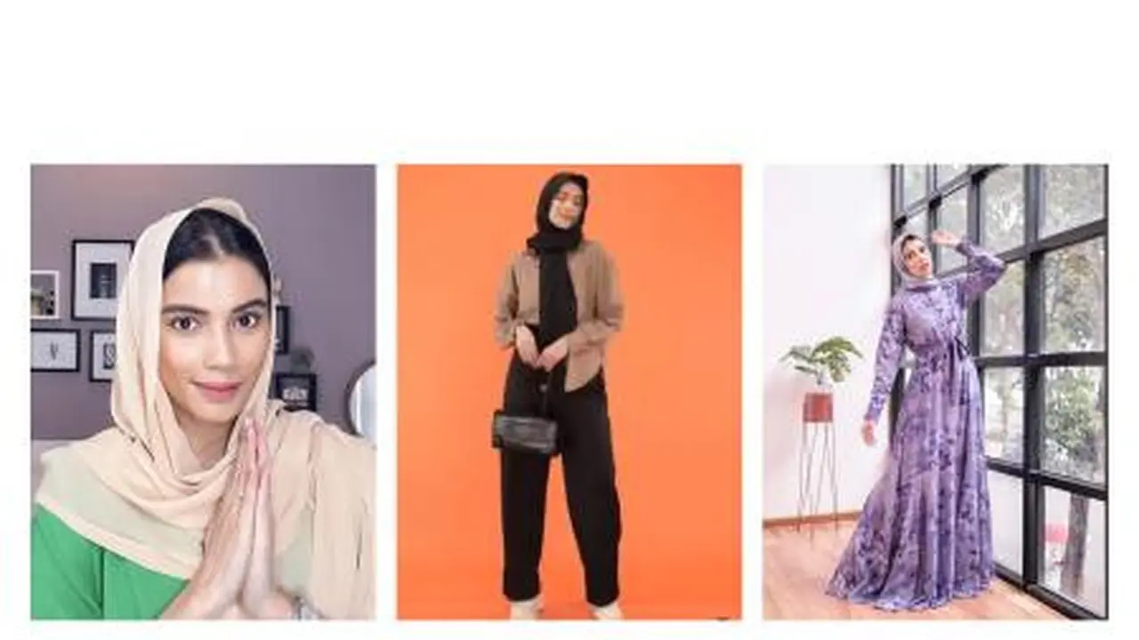 6 Potret Sabrina Chairunnisa Kenakan Hijab Mirip Perempuan Dubai, Cocok Jadi Inspirasi Outfit Bukber