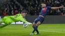 PSG dipastikan mengamankan puncak klasemen di pekan ini dengan meraih 30 poin. (AP Photo/Michel Euler)