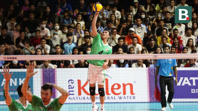 Foto: Belum Kehilangan Set, Tim Voli Putra Indonesia ke Semifinal SEA Games 2023 sebagai Juara Grup A setelah Pecundangi Kamboja