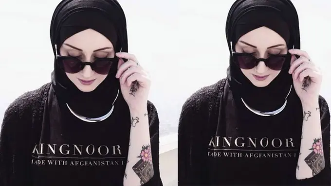 Kendyl Aurora, Hijaber Bertato yang Jadi Sorotan Dunia
