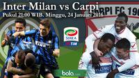 Inter Milan vs Carpi (Bola.com/Samsul Hadi)