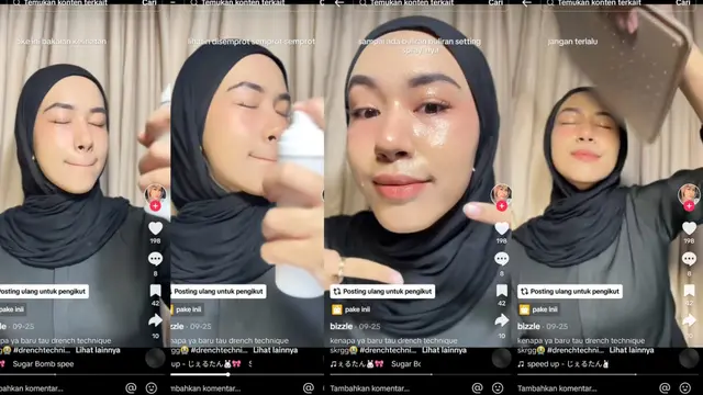 Make Up Awet dengan Drench Technique: Cara Mengaplikasikan