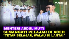 Abdul Mu’ti memita kepada seluruh pelajar untuk tetap semangat belajar dan tidak putus asa walau di tengah musibah.