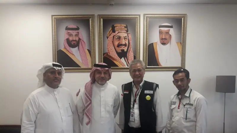 PPIH bertemu dengan Perwakilan Pemerintah Arab Saudi untuk membahas perubahan pendaratan jemaah haji Indonesia. Dok PPIH