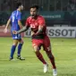 Gelandang Indonesia, Stefano Lilipaly, merayakan gol yang dicetaknya ke gawang Chinese Taipei pada laga Grup A Asian Games di Stadion Patriot, Bekasi, Minggu (12/8/2018). Indonesia menang 4-0 atas Chinese Taipei. (Bola.com/Vitalis Yogi Trisna)