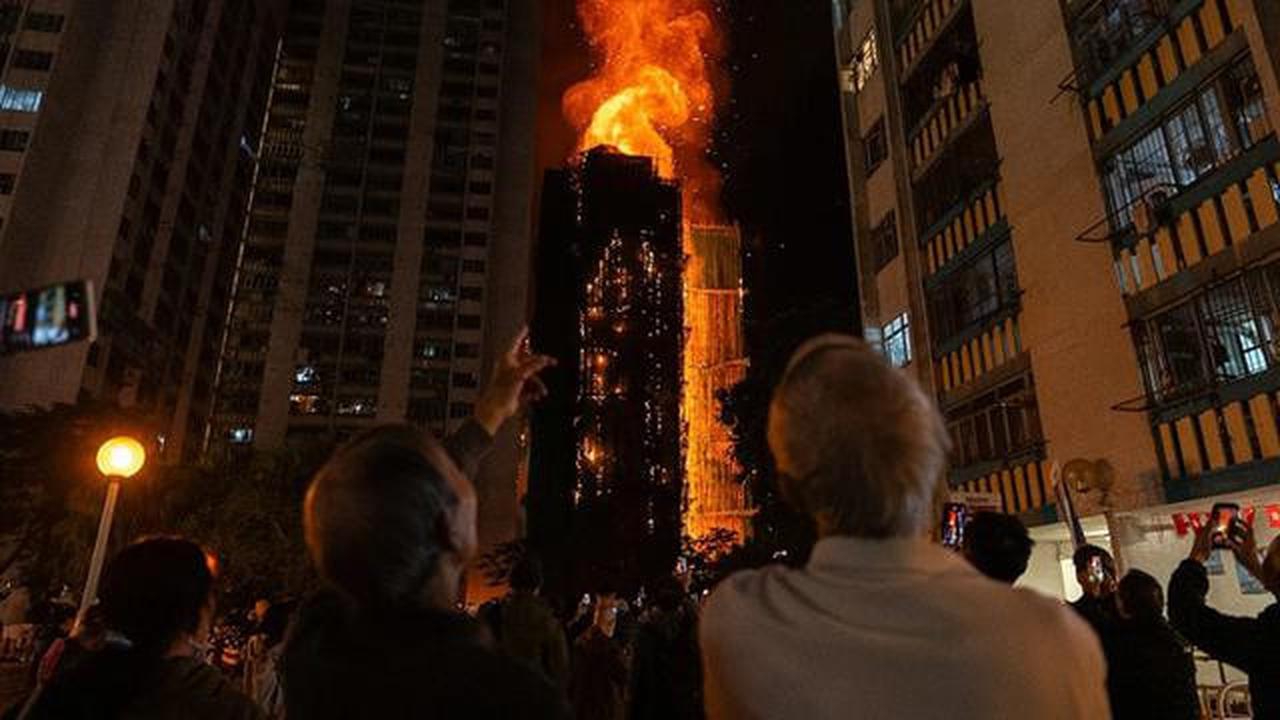 Kebakaran Besar di Apartemen Hong Kong, 44 Tewas, 279 Orang Masih Hilang