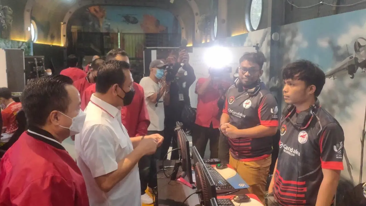 Pelatnas esports tahap 2 kontingen Indonesia.