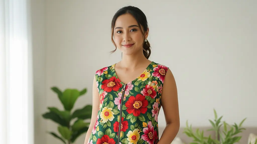 Model Daster Resleting Depan Motif Kekinian