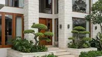 7 Desain Fasad Rumah Batu Alam Terbaru, Tampilan Modern, Estetik, dan Tahan Lama