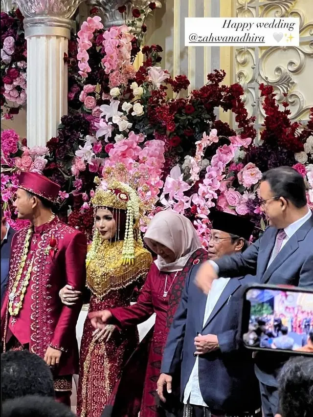 Resepsi Zahwa Nadhira