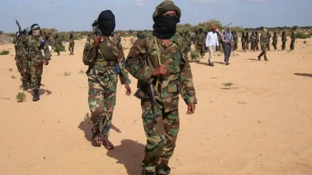 Kelompok militan al-Shabab.