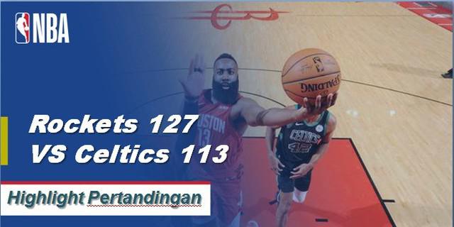 Cuplikan Hasil Pertandingan NBA : Rockets 127 VS Celtics 113