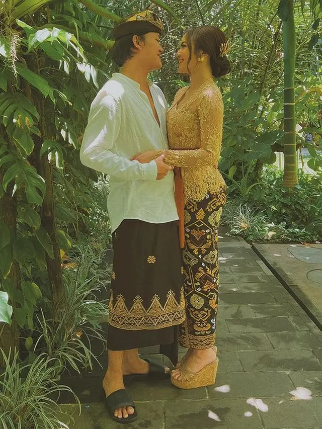Rizky Febian dan Mahalini. (Foto: Instagram/rizkyfbian)