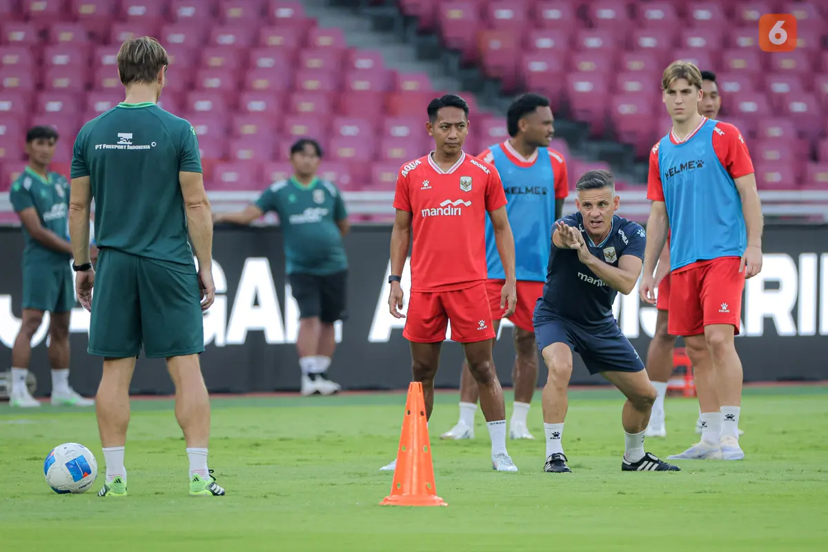 Foto: Timnas Indonesia Matangkan Persiapan, John Herdman Bertekad Akhiri Catatan Buruk Skuad Garuda