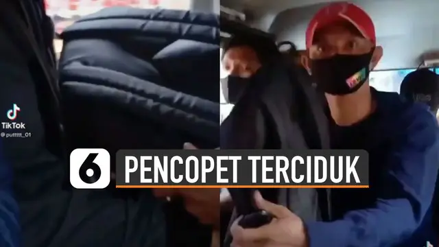 VIDEO: Viral Berniat Mencopet di Angkutan Umum, Pria Ini Terciduk Oleh Penumpang Lain