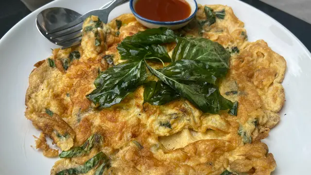 resep telur goreng kemangi sayur