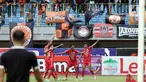 Pemain Persija Jakarta merayakan gol kemenangan yang dicetak Ondrejkudela pada laga lanjutan BRI Liga 1 Indonesia melawan Bali United di Stadion Patriot Chandrabhaga, Kota Bekasi, Jawa Barat, Minggu (15/1/2023). Persija unggul dramatis 3-2 di detik-detik jelang berakhirnya laga kedua tim. (Liputan6.com/Helmi Fithriansyah)