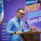 Erik Hidayat Sekjen HIPPI dalam seminar ekonomi kreatif 'Potret Industri Kreatif Konten di Masa Kini' yang digelar di Universitas Trilogi, Kalibata, Jakarta Selatan, pada Selasa (24/10/2023). (Dok. IST)